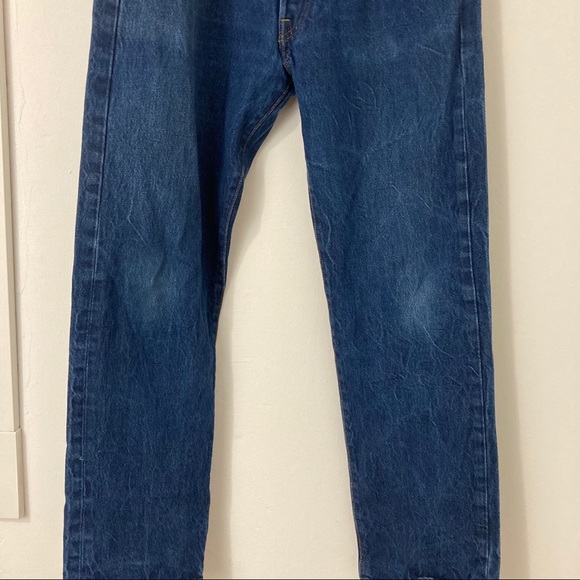 Levi’s Mens 36 34 button fly straight blue - Picture 3 of 10